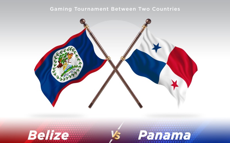 Belize versus panama Two Flags