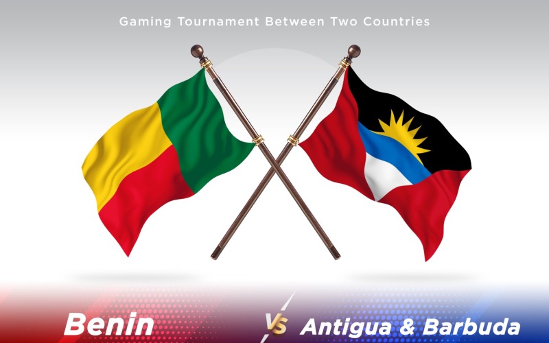 Benin contro Antigua e Barbuda Two Flags