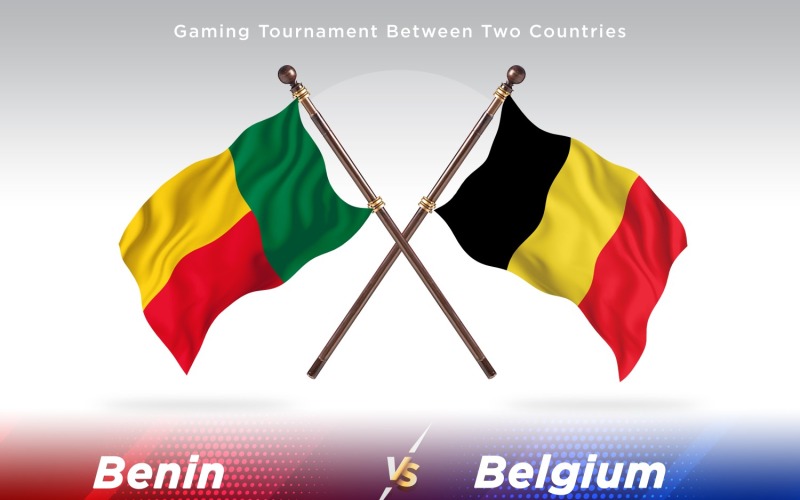 Benin kontra Belgia Dwie flagi