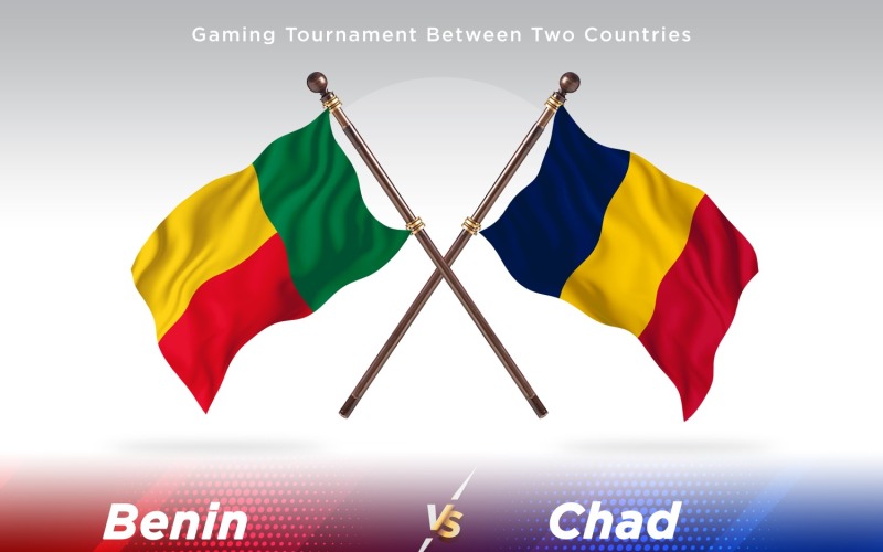 Benin kontra Czad Dwie flagi