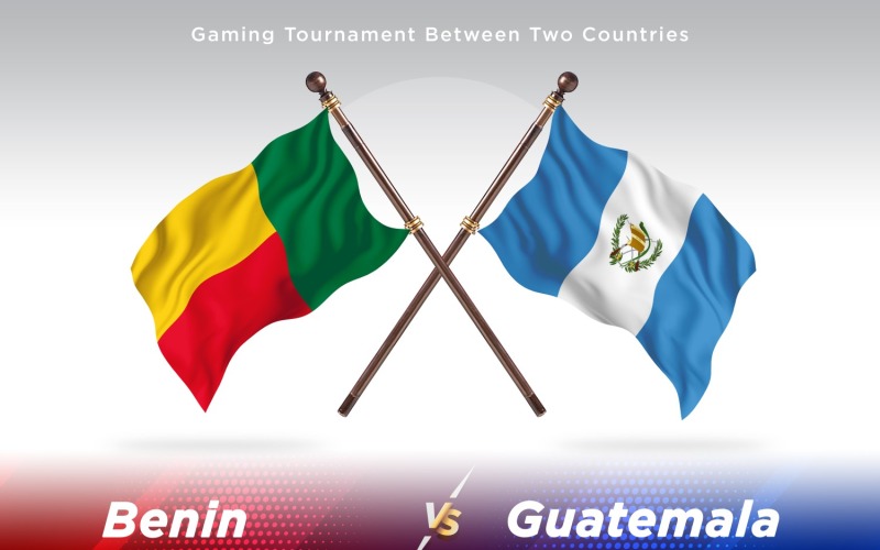 Benin versus Guatemala Dvě vlajky