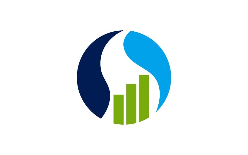 Účetní daň finanční obchodní úspěch Logo Design šablony vektor