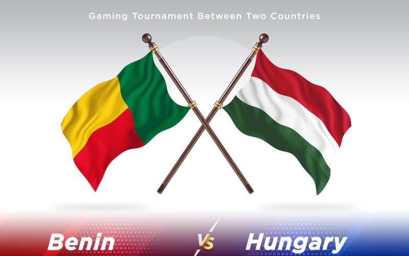 Benin contro Ungheria Two Flags