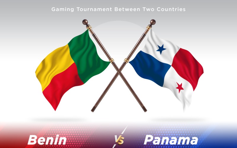 Benin versus Panamá Two Flags