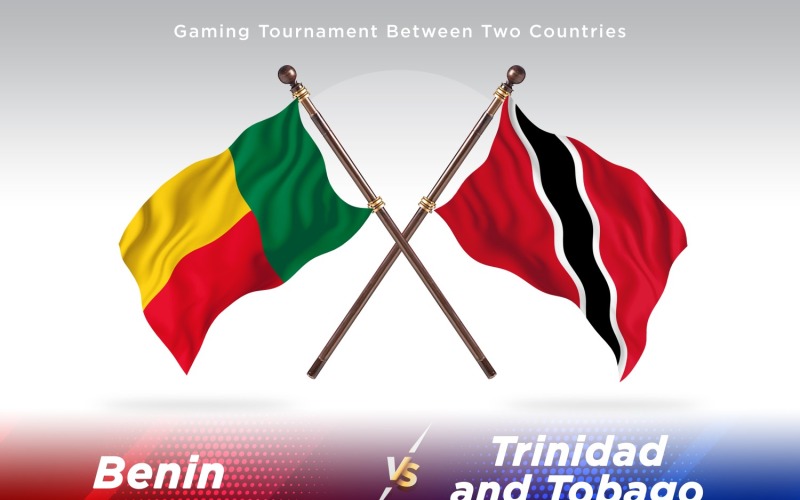 Benin contro Trinidad e Tobago Two Flags