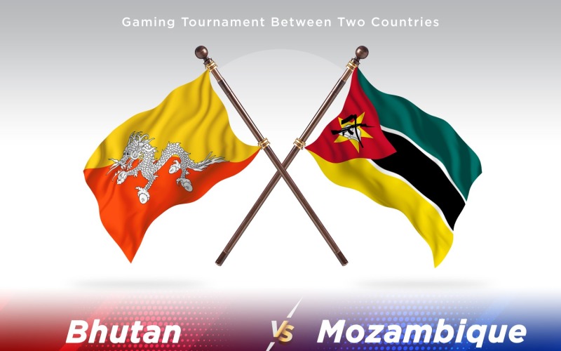 Butão contra Moçambique Duas Bandeiras