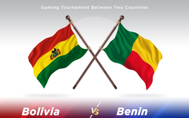 Bolivia contra Benin Two Flags
