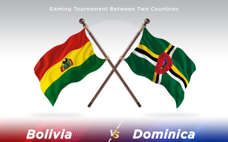 Bolivia kontra Dominica Two Flags