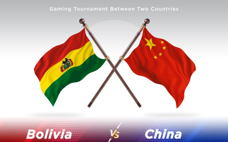 Bolivia kontra Kina Two Flags