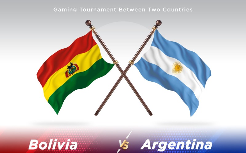 Boliwia kontra Argentyna Dwie flagi