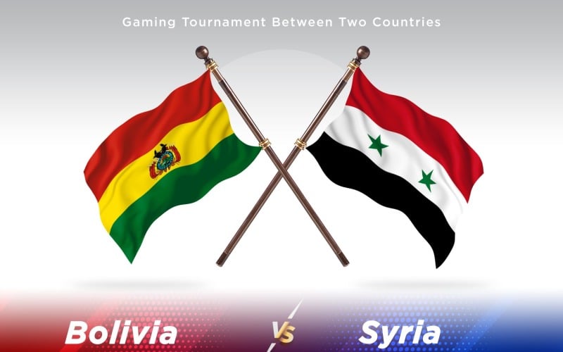 Bolivia contro Siria Two Flags