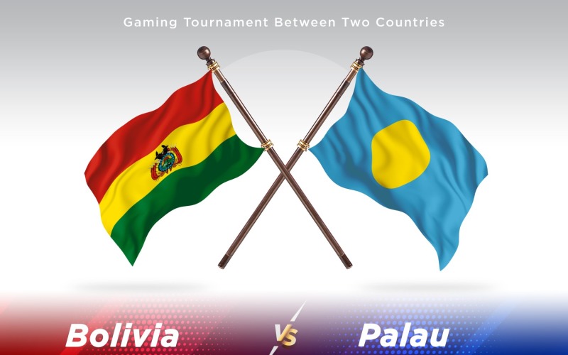Bolivia versus Palau Two Flags