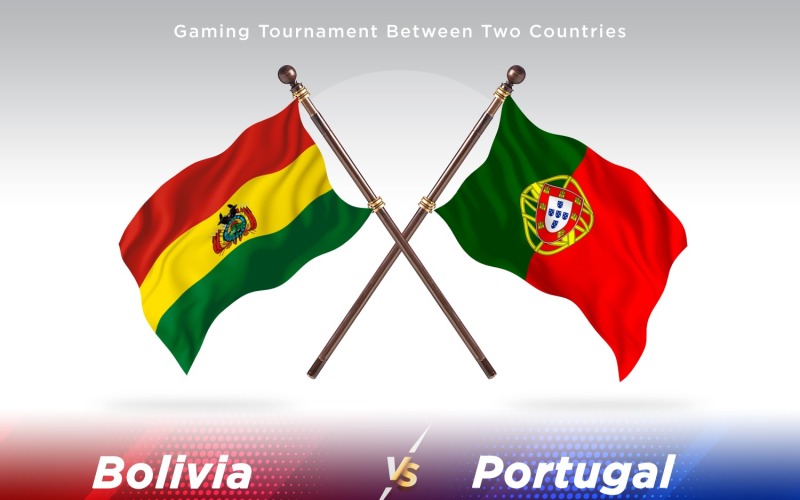 Boliwia kontra Portugalia Dwie flagi