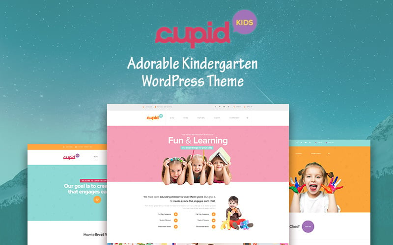 CUPID - Schattig kleuterschool WordPress-thema