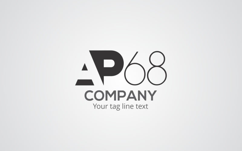 Modèle de conception de logo d'entreprise AP68