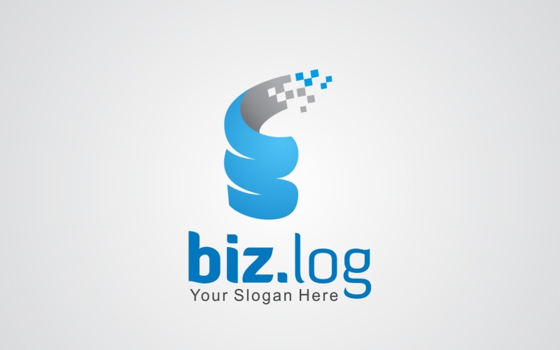 Modelo de design criativo do logotipo da Biz