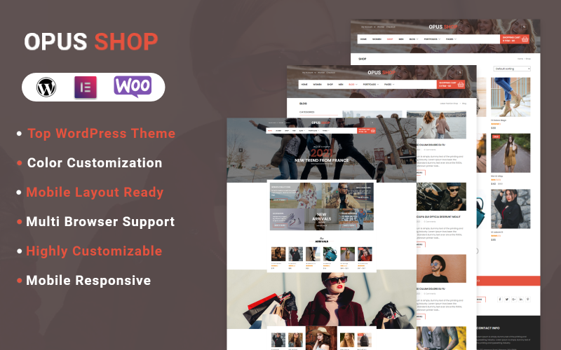 OpusShop - WooCommerce WordPress Teması