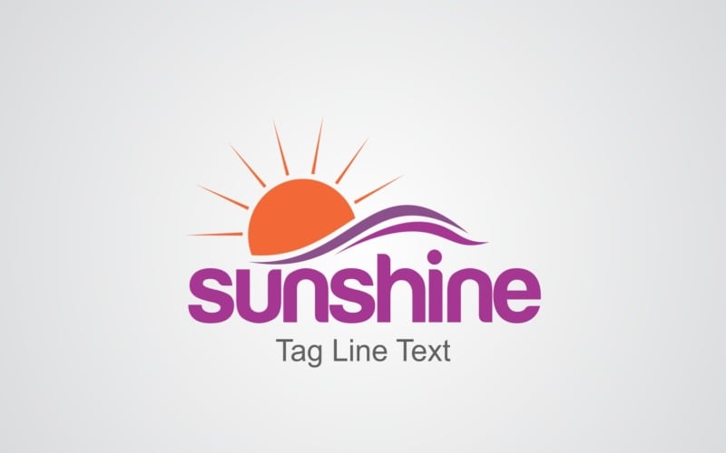 Szablon projektu logo Sunshine