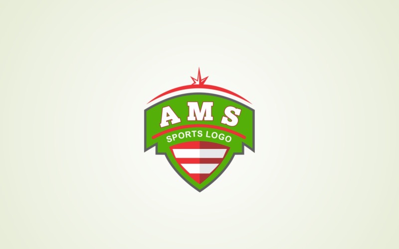 Ams Spor Logo Logo Tasarım Şablonu