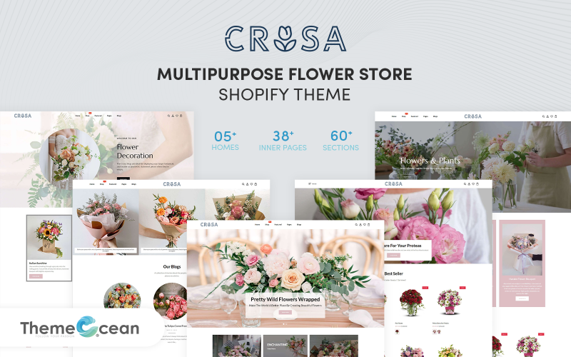 Kreuz | Mehrzweck-Shopify-Thema für den Blumenladen