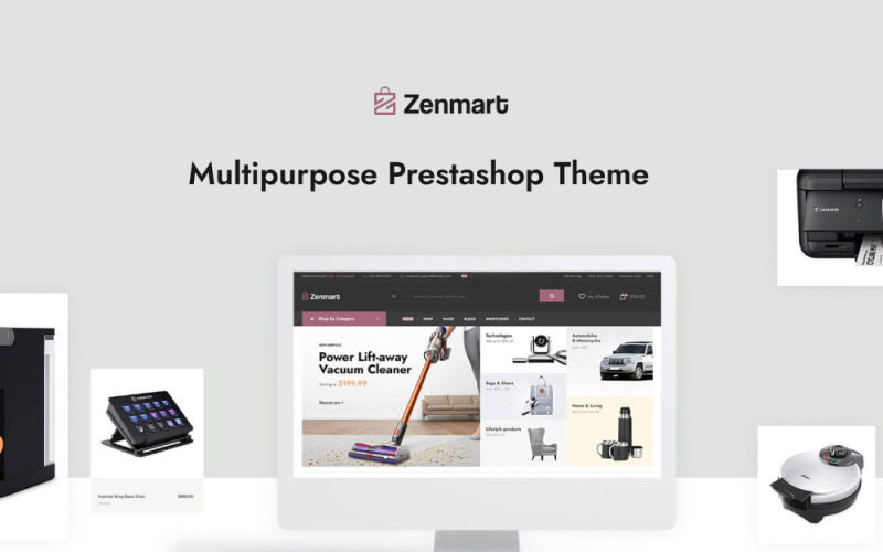 TM Zenmart - багатофункціональна тема для попередніх покупок