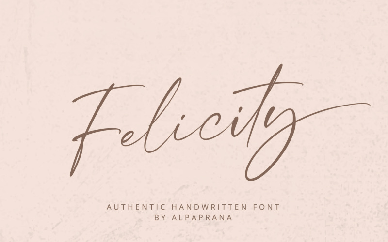 Felicity - Handskriven typsnitt