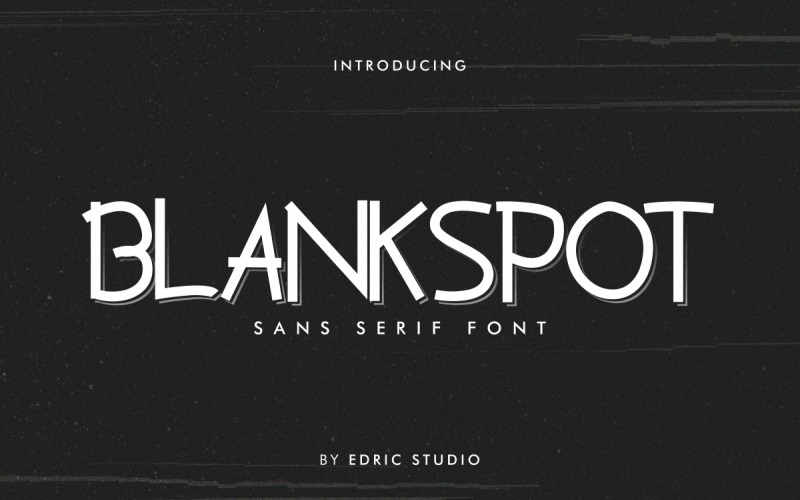 Blankspot bezpatkové zobrazení písma