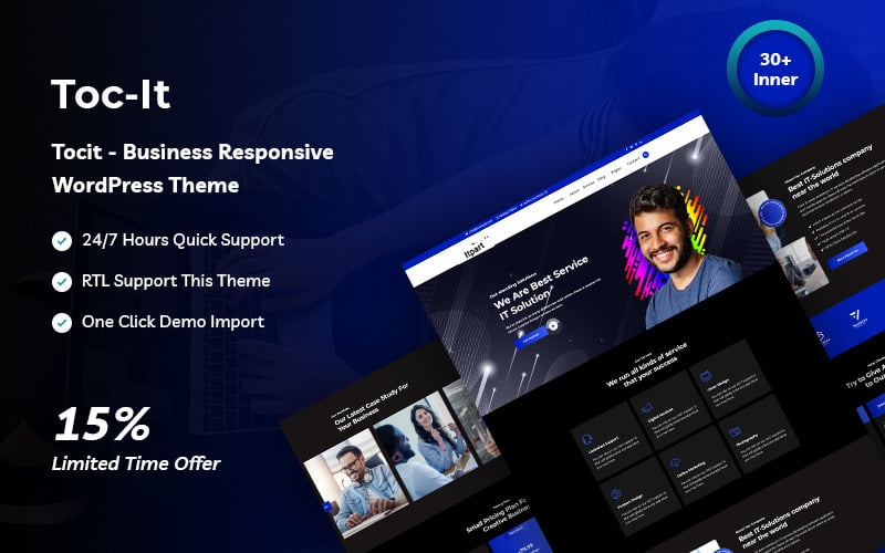 Tocit - 商业响应式 WordPress 主题