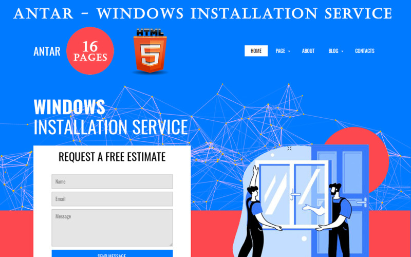 ANTAR - Version HTML du service d'installation Windows du modèle