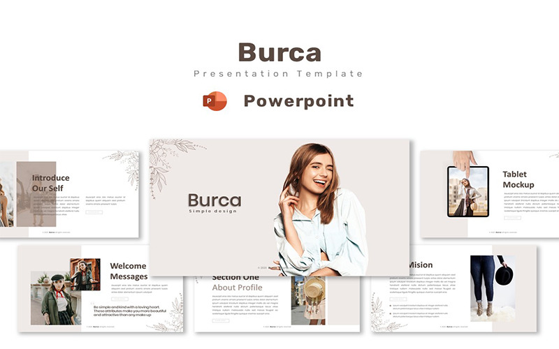Burca - modelo de PowerPoint