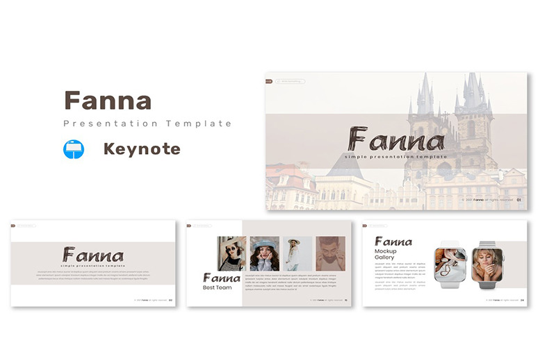 Fanna - |Keynote-Vorlage|