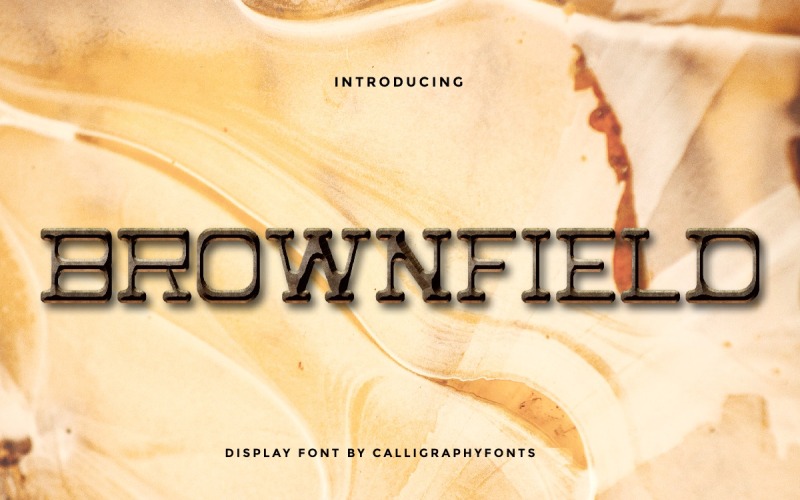 Carattere Serif Vintage Brownfield
