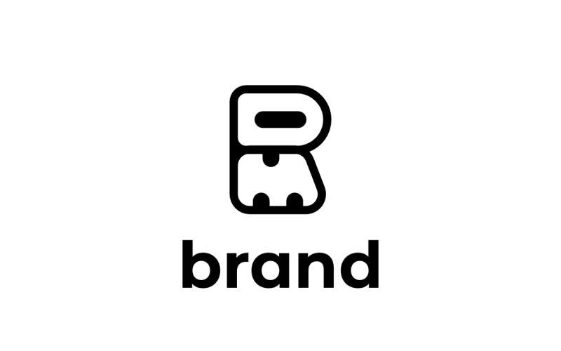Monogramma Lettera aziendale Logo RM