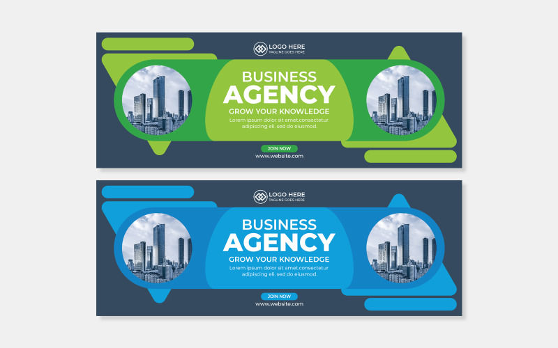 Business Agency Social Media Cover Template Design