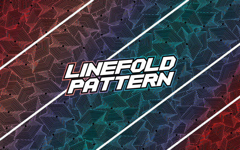 Padrão de dobra de linha - modelo de plano de fundo do padrão