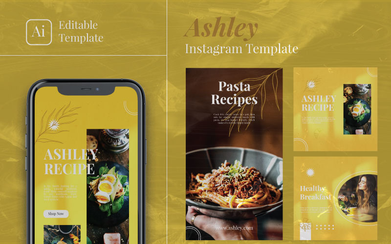 Ashley - Adobe Illustrator Social Media Mall