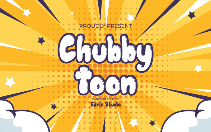 Chubby Toon Comic Cartoon betűtípus