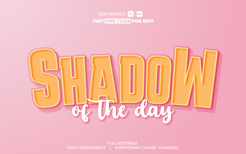 Efecto de texto vectorial editable Vol 73