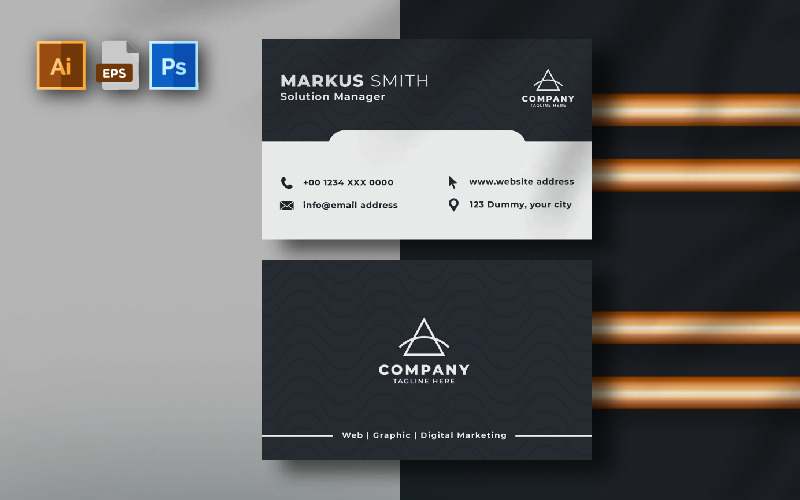 Multipurpose Business Card | Volume: 34 - Corporate Identity Template