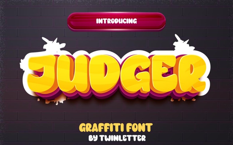 Judger Elegant Graffiti betűtípus