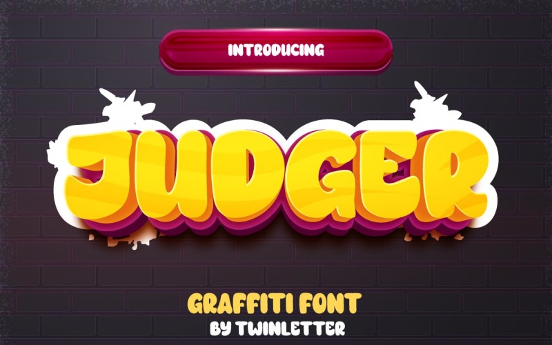 Judger Elegant Graffiti-lettertype