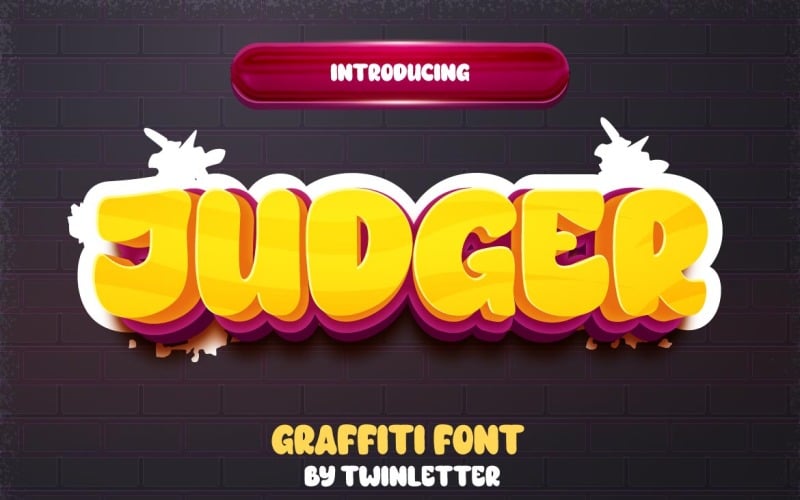 Judger Elegant Graffiti 字体