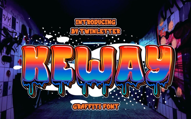 Keway красивый фон граффити