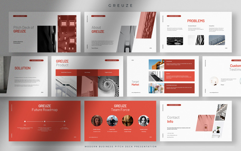 Greuze - Presentación de la plataforma de lanzamiento de negocios limpios y modernos
