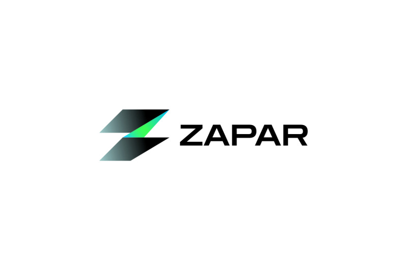 Futuristische Letter Z - Verloop Logo