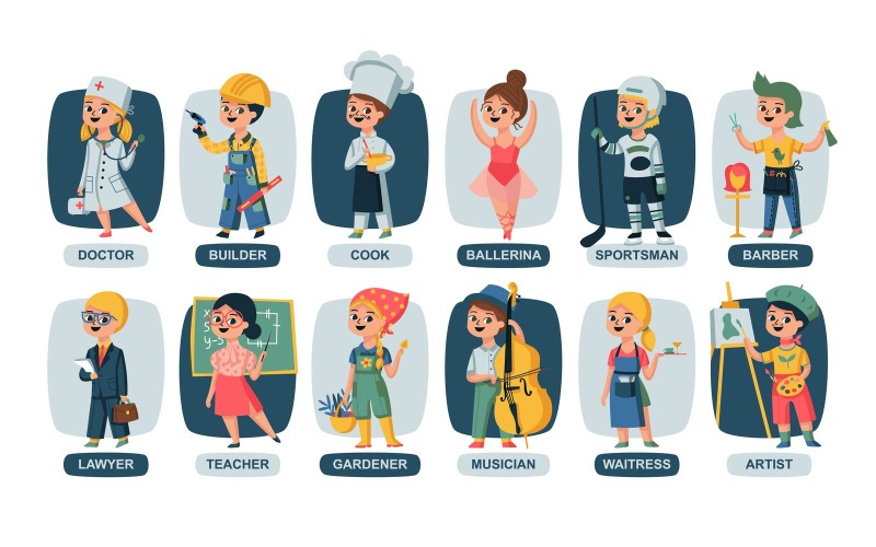 Zawody dzieci wektor ilustracja koncepcja