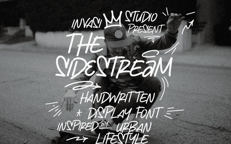 Sidströmmen - Handskriven display