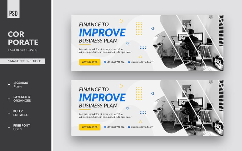 Corporate Business Plan Facebook Timeline Design Cover And Social Media Banner