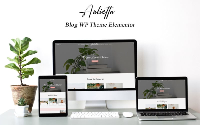 Aulietta - Blog WP Theme Elementor