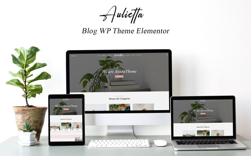 Aulietta - Elemento de tema de blog WP
